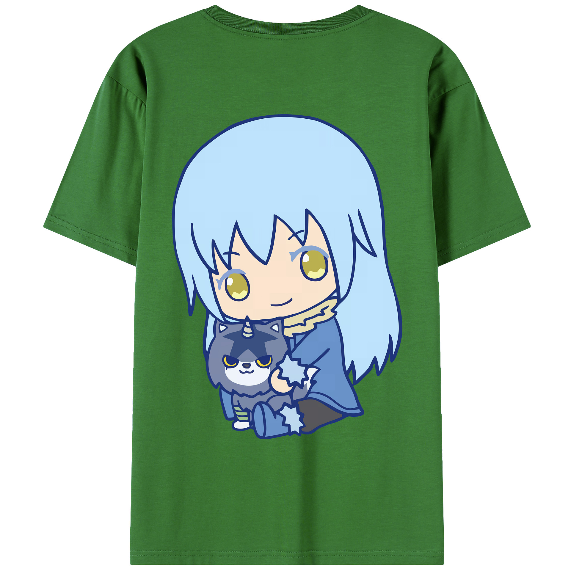 （画像用） 転スラ Regarding Reincarnated to Slime レディース半袖Tシャツ(バックプリント)